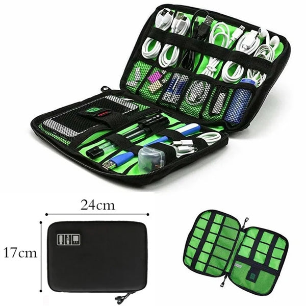 Travel High-Capacity Electronics Accessories Storage Bag