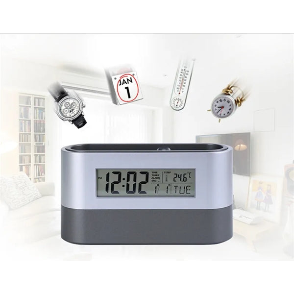 Electronic Calendar Pen Holder Brush Pot