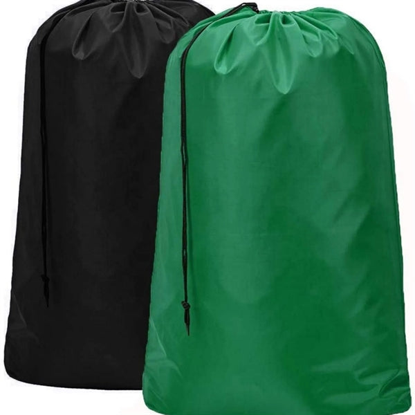 Customize Full Color Logo Nylon Laundry Bags With Drawstring