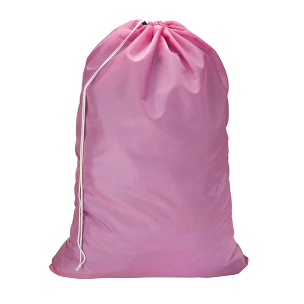 Customize Full Color Logo Nylon Laundry Bags With Drawstring