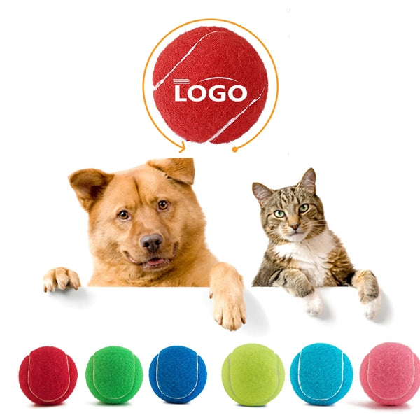 Eco-Friendly Rubber Pet Tennis Balls Interactive Dog Toy