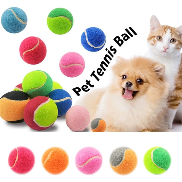Eco-Friendly Rubber Pet Tennis Balls Interactive Dog Toy