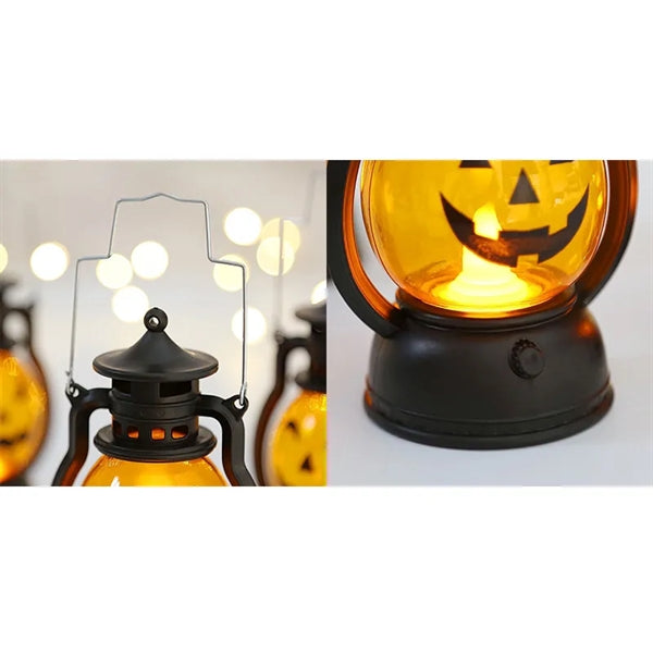 Mini Halloween Pumpkin Candle LED Lantern