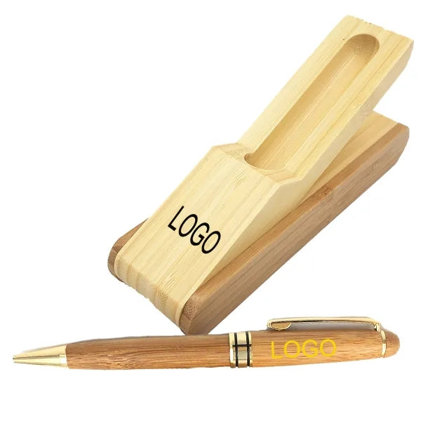 Flip Wooden Stand & Pen