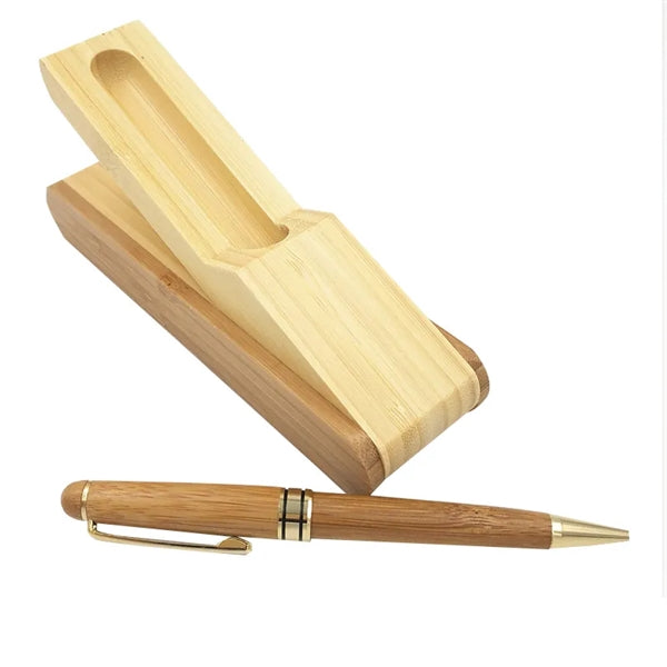 Flip Wooden Stand & Pen