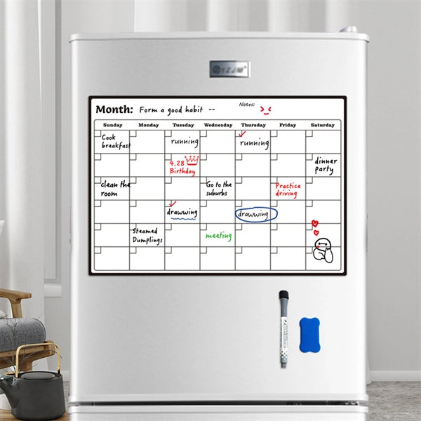 Magnetic Dry Erase Calendar Set