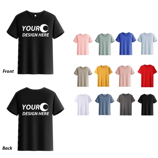 Adult Unisex Cotton Short Sleeve T-Shirt