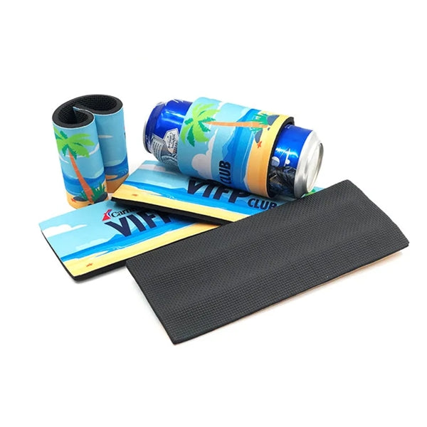 Strong Spring Slap Band Wrap Can Coolers