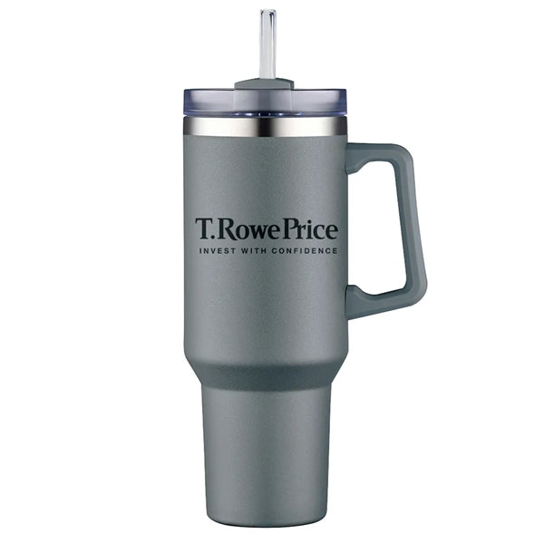 Aqueduct-III 40 Oz Tumbler Mugs with Straw (Double Walled)