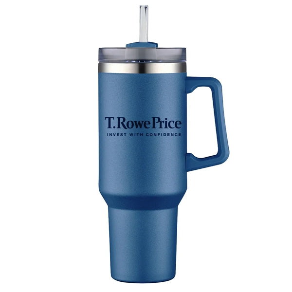 Aqueduct-III 40 Oz Tumbler Mugs with Straw (Double Walled)
