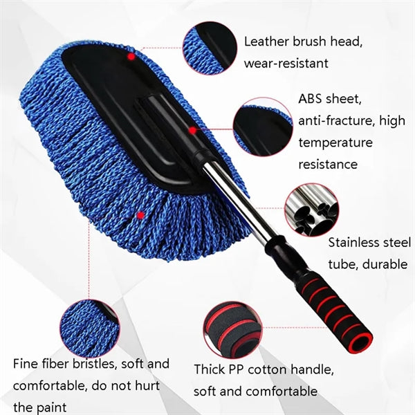 Multifunctional Car Washing Moptelescopic Long-Handled Brush