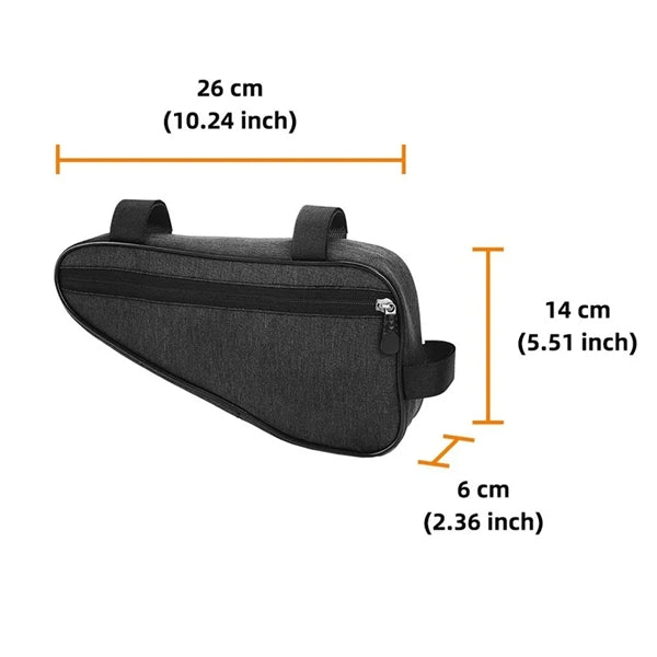 Bike Front Frame Saddle Bag Bicycle Top Tube Triangle Pouch
