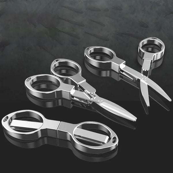 Safe Portable Folding Mini Scissor Anti Rust Keychain Cutter