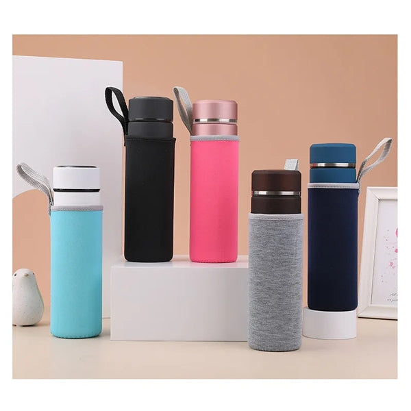 Insulated Collapsible Neoprene Water Bottle Sleeve