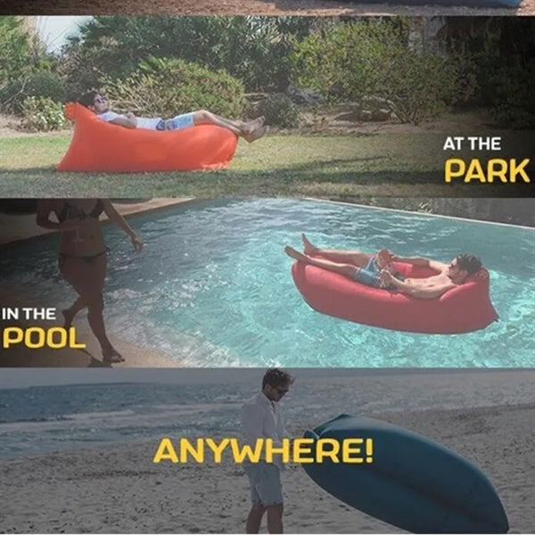 Outdoor inflatable sleeping couch