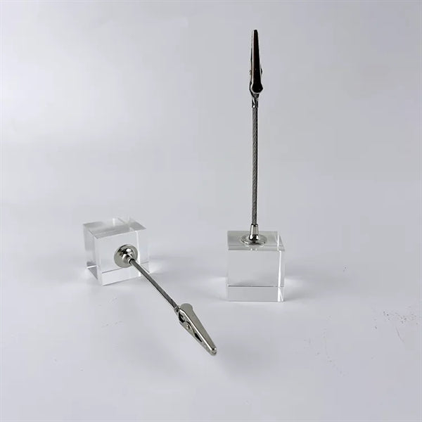 Crystal Memo Clip Holder