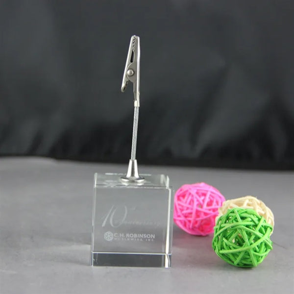 Crystal Memo Clip Holder