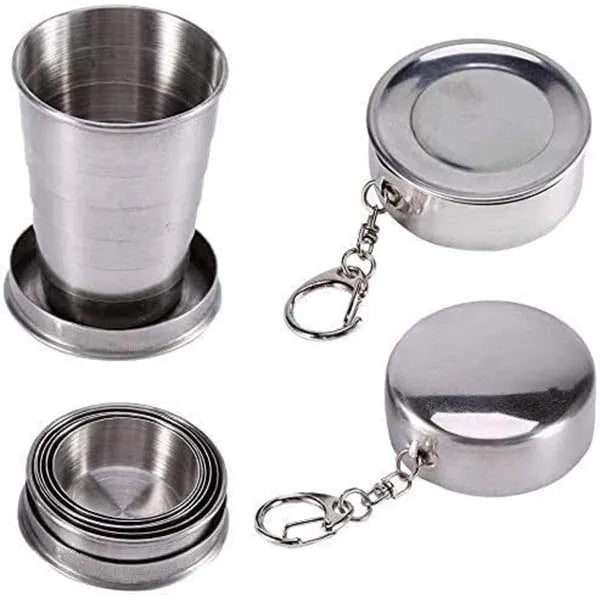 Collapsible Telescopic Stainless Steel Portable Cup