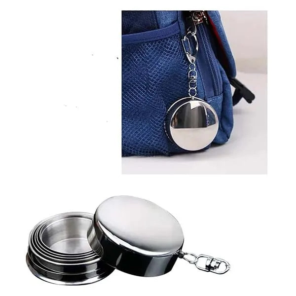 Collapsible Telescopic Stainless Steel Portable Cup