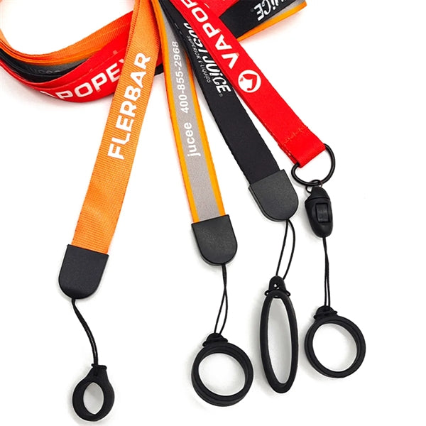 3/4" Lanyard W/ Breakaway Feature & Silicone Vape Pen Holder
