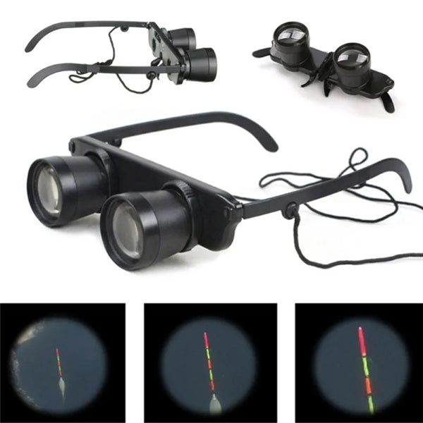 Head-Mounted Hand-Free Binoculars Fishing Glasses Magnifying