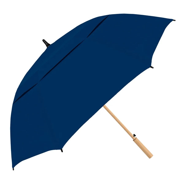 Vented Enviro Golf Umbrella Eco-Friendly w/Bamboo Hndl/Shaft