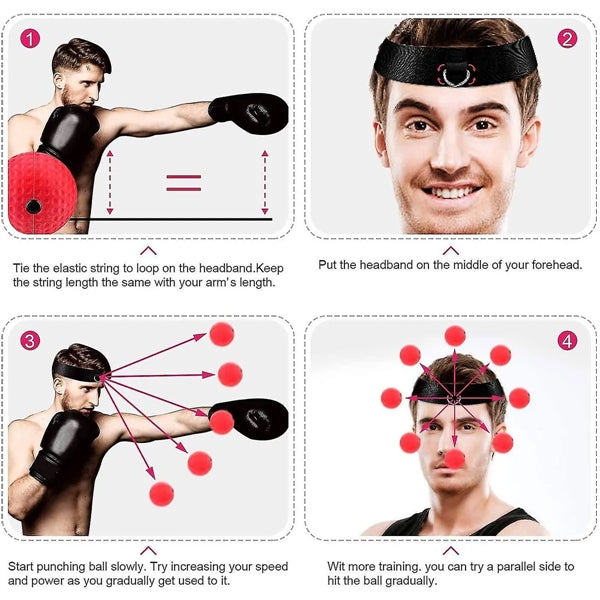 Head-Mounted Boxing Reaction Ball