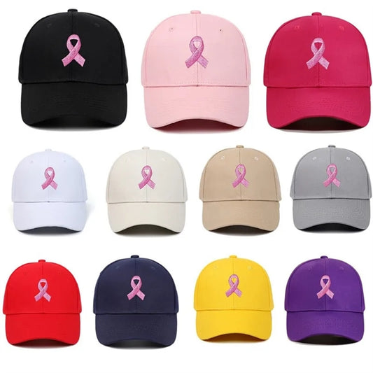 Breast Cancer Awareness Pink Ribbon Baseball Cap