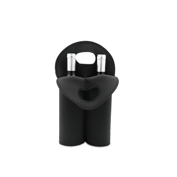 Insulated Neoprene Beer Carrier Tote Bag for 2 Bottles