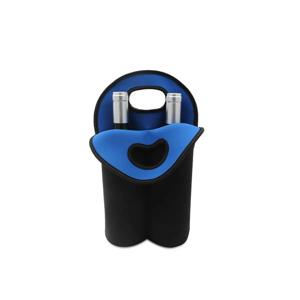 Insulated Neoprene Beer Carrier Tote Bag for 2 Bottles