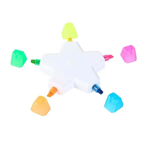 Star Shaped Highlighter 5 Colors