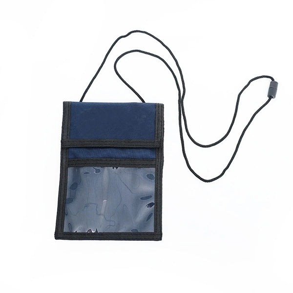 ID Card Organizer Pouch with Neck Lanyard