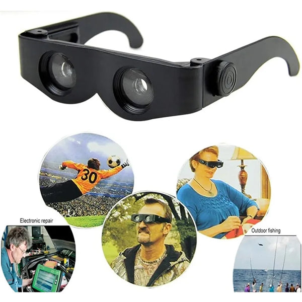 Head-Mounted Hand-Free Binoculars Fishing Glasses Magnifying