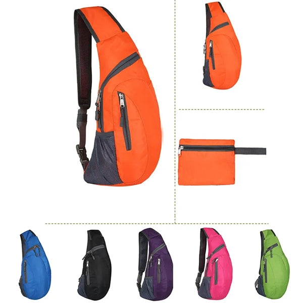 Lightweight Shoulder Bag Foldable Travel Crossbody Backpack