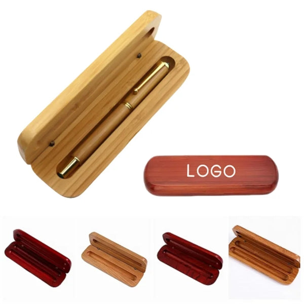 Natural Wooden Pen Case