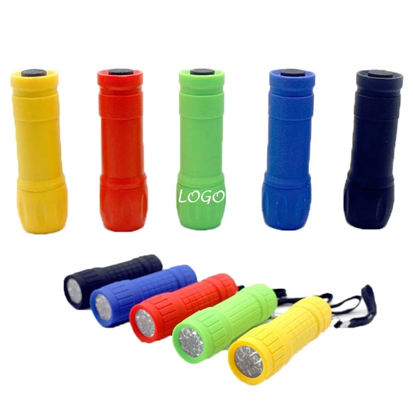 9 Led Plastic Flashlight