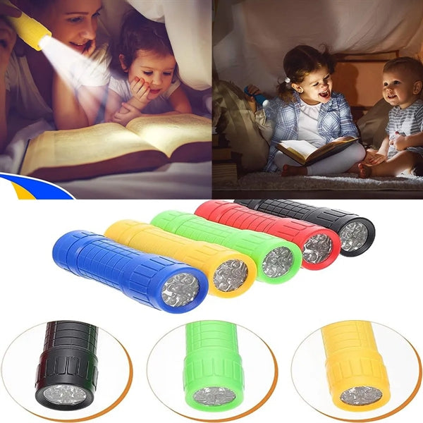 9 Led Plastic Flashlight