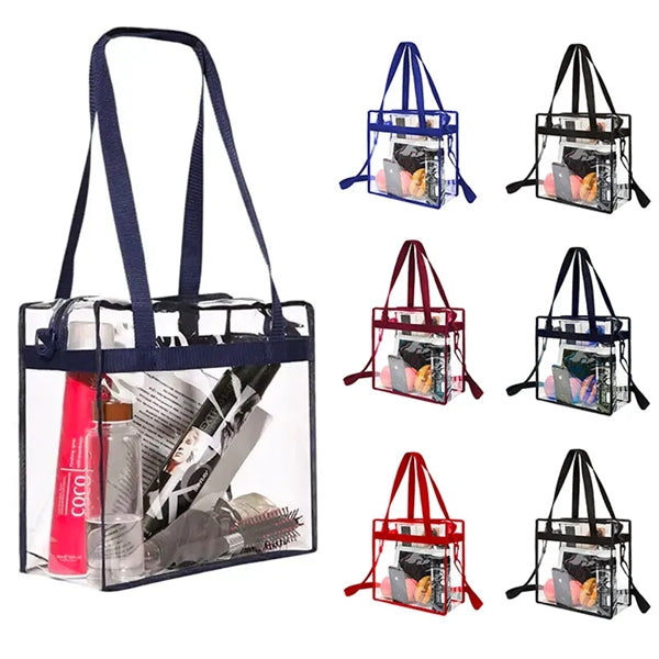 Clear PVC Messenger Bag