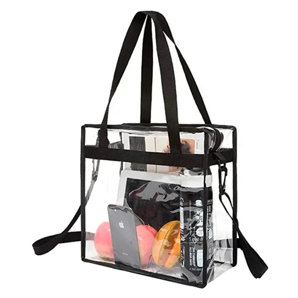 Clear PVC Messenger Bag