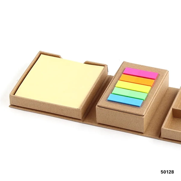 Square Cube Stationery Set Pen Holder Sticky Note Memo Pad