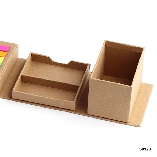 Square Cube Stationery Set Pen Holder Sticky Note Memo Pad