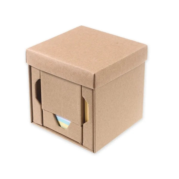 Square Cube Stationery Set Pen Holder Sticky Note Memo Pad