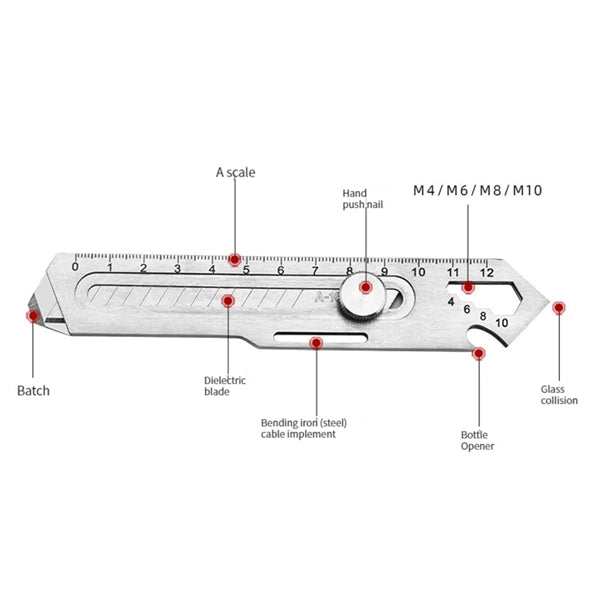 Multi Stainless Steel Utility Knife Cutter