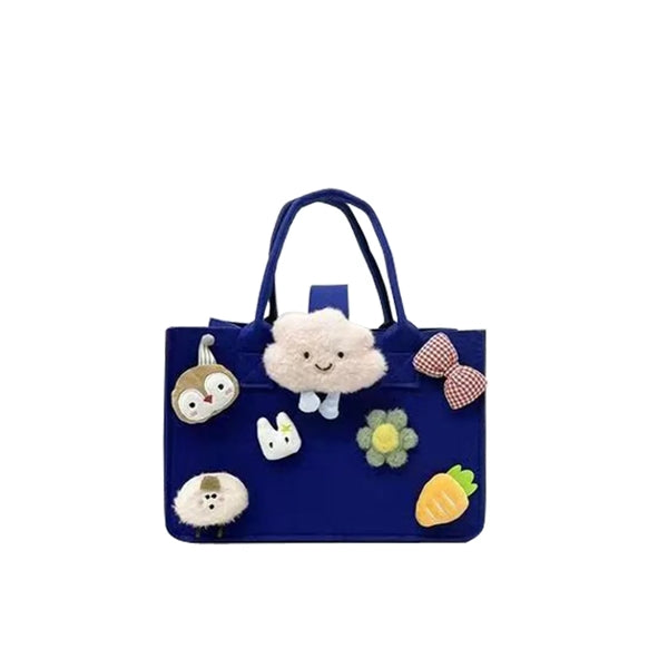 Cue Cartoon Decorative Tote Bag