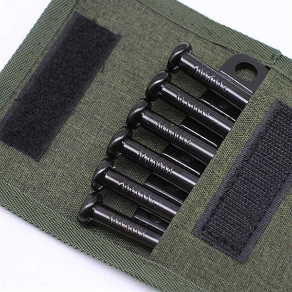 Portable Ground Nails Storage Bag Tent Accessory Organizer