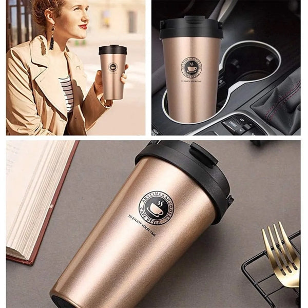 Stainless Steel Insulated Coffee Mug With Leak Proof