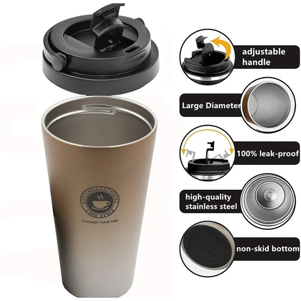 Stainless Steel Insulated Coffee Mug With Leak Proof