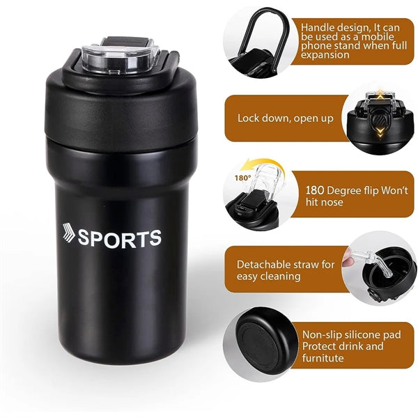 Spill Proof Vacuum Insulated Travel Mug