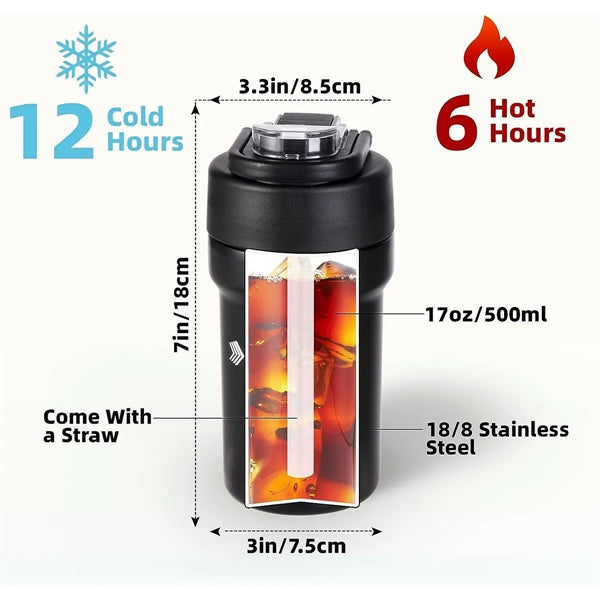 Spill Proof Vacuum Insulated Travel Mug
