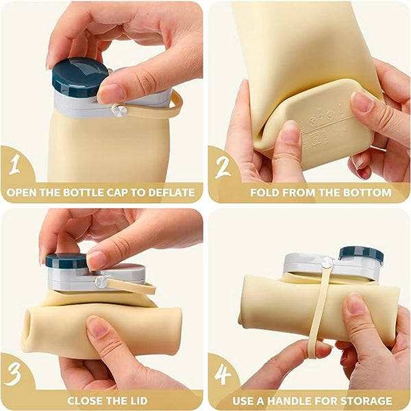 Silicone Foldable Water Bottles